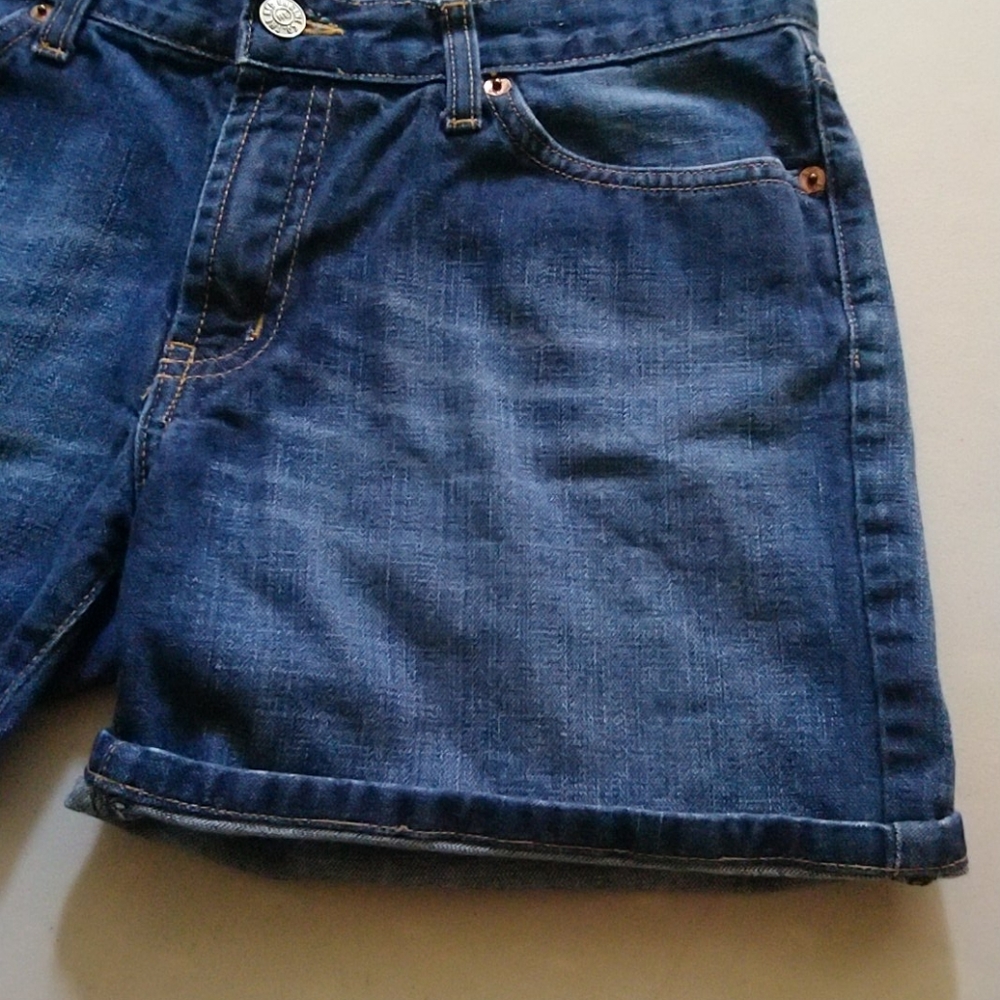 Red Engine Jean Shorts - Picture 6 of 15